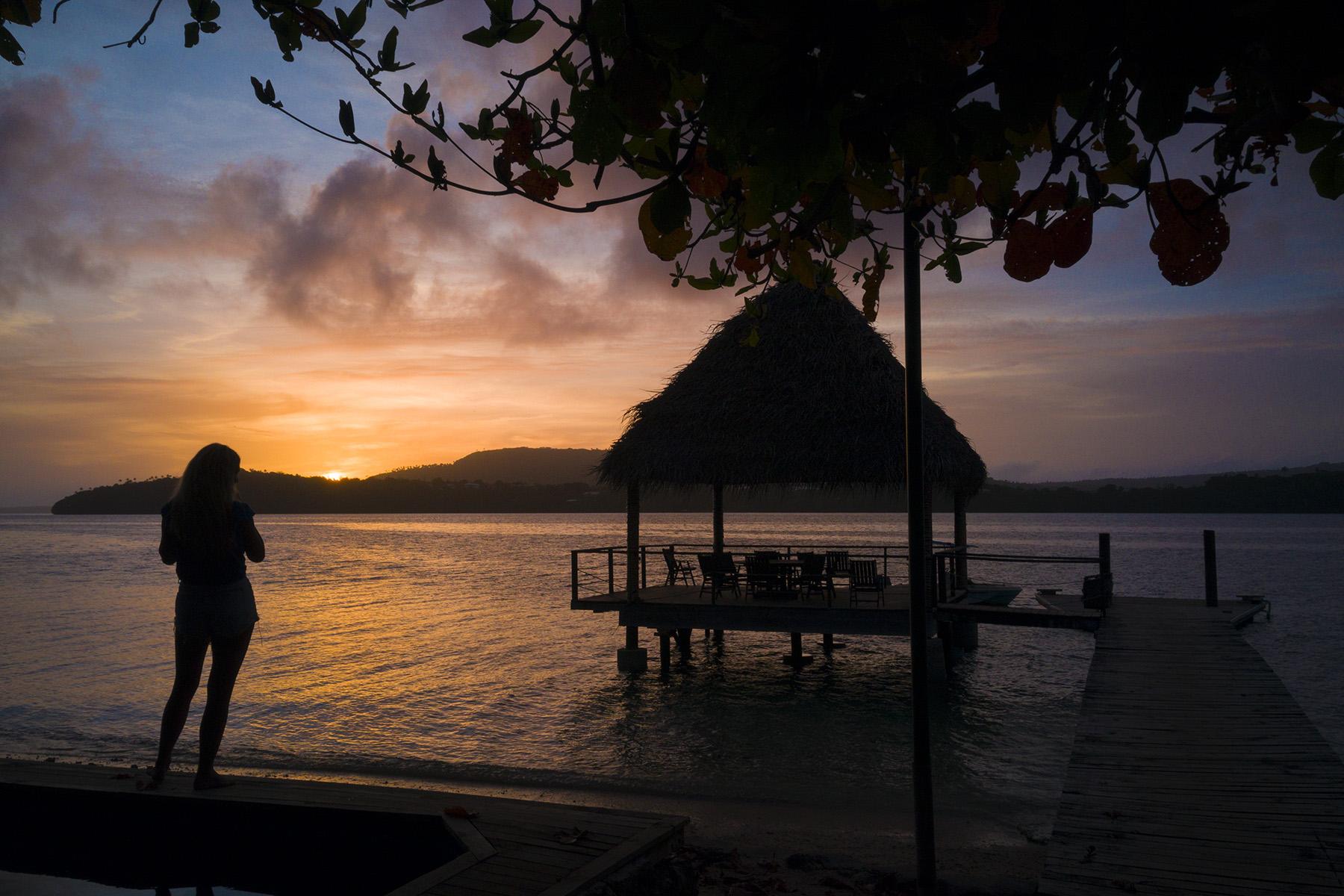 Tonga sunset