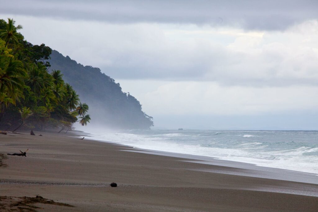 Costa rica pristine beach